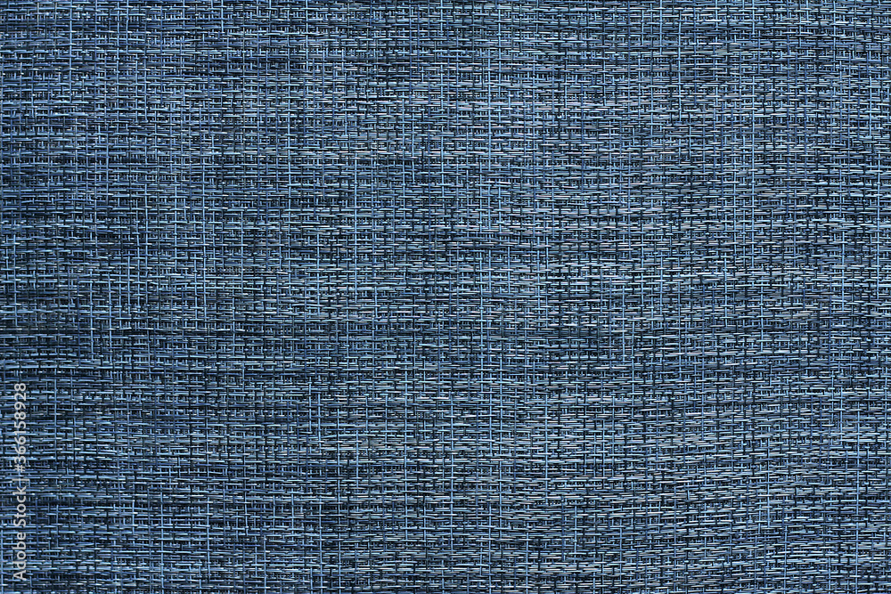 Plastic weft texture in blue tones Plastic weft texture in blue tones