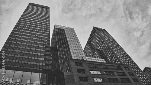 Skyscrapers Black and White 