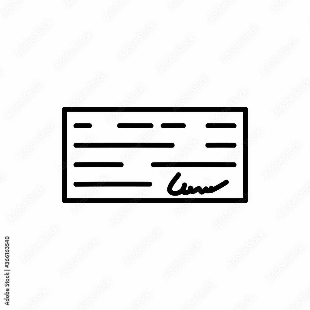 Outline money check icon.Money check vector illustration. Symbol for web and mobile Outline money check icon.Money check vector illustration. Symbol for web and mobile