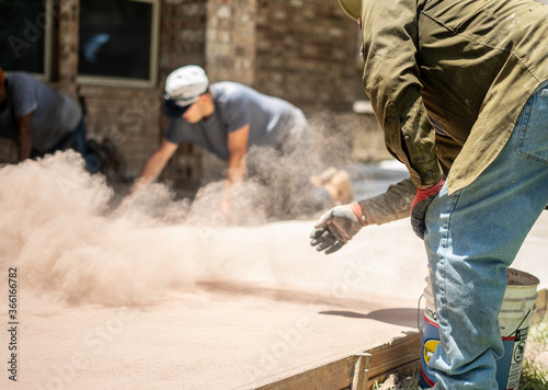 stamped concrete stamping