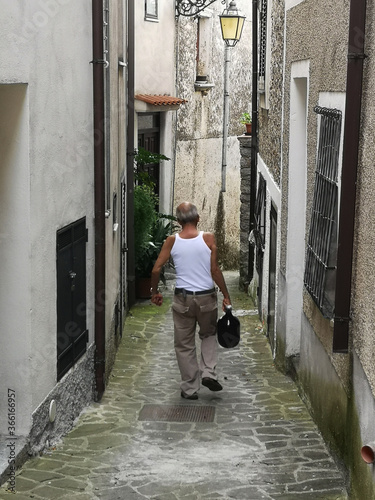 Scorcio di Tortorella, ridente paesino in provincia di Salerno, vicino Sapri photo