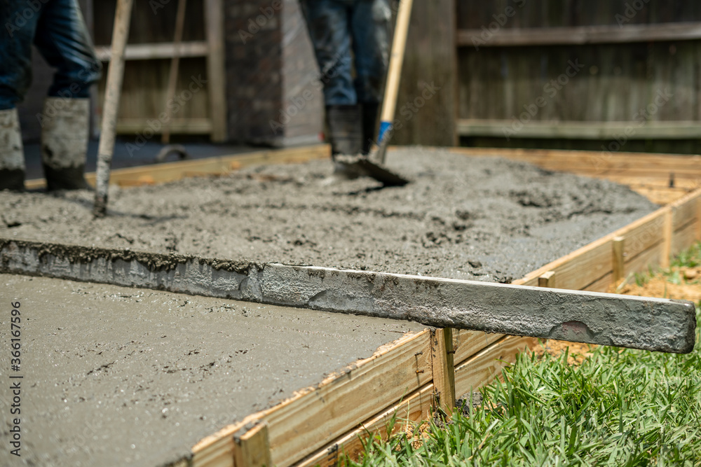 concrete pour rebar