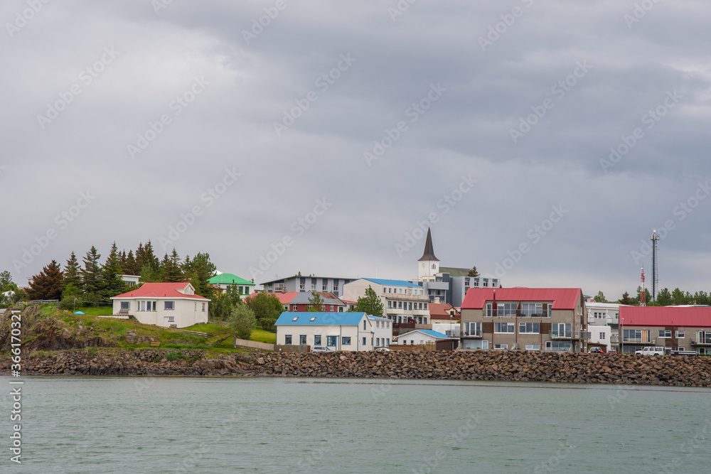 Town of Borgarnes in Iceland