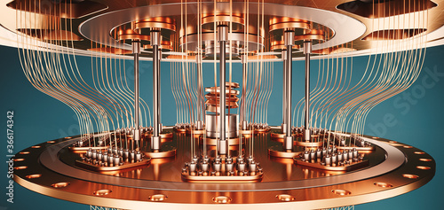 quantum computer close up  photo