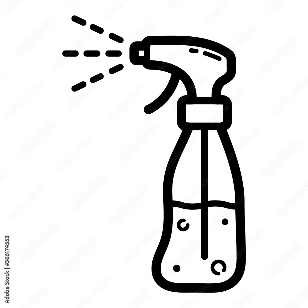 Sanitizer Flat Icon Isolated On White Background Sanitizer Flat Icon Isolated On White Background