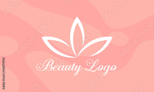 Beauty logo-flowers design for spa, boutique, beauty salon, cosmetician, shop, yoga class, hotel and resort