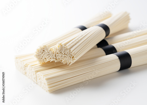  Somen noodles.Japanese very thin noodle made of wheat flour