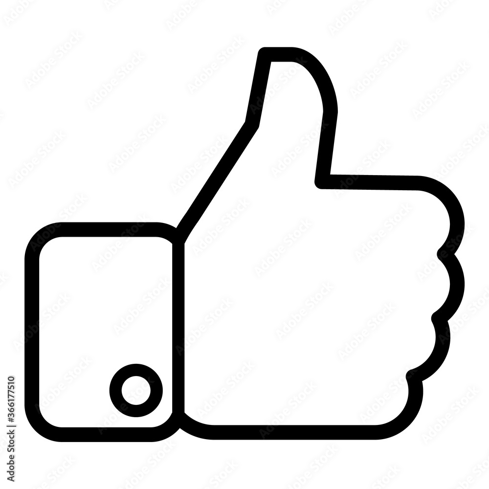 Like Flat Icon Isolated On White Background Like Flat Icon Isolated On White Background