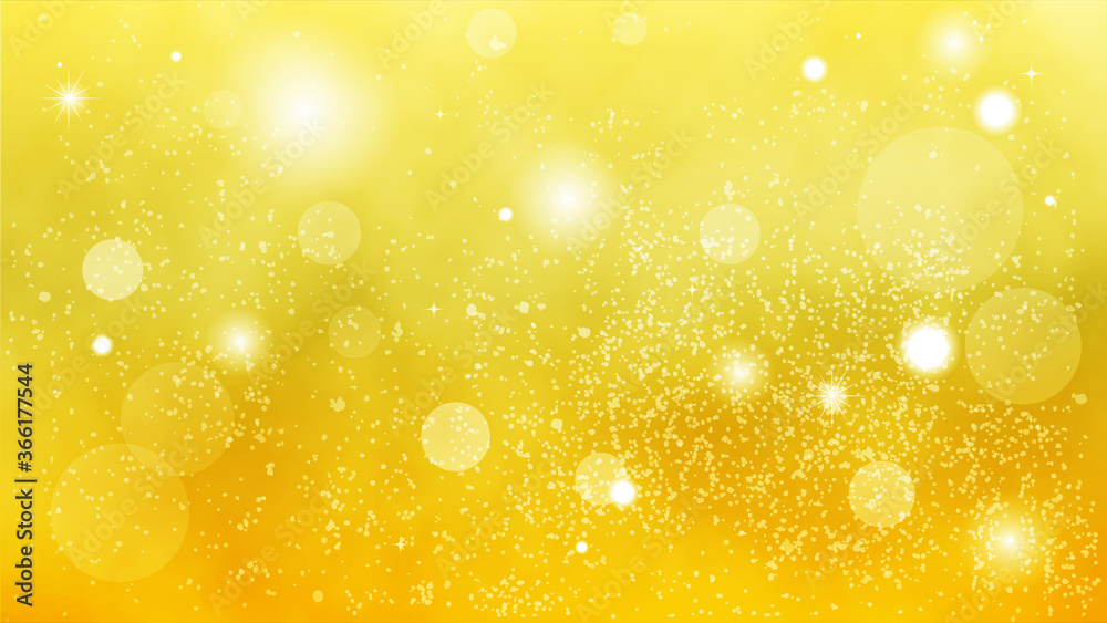 綺麗なパーティクル背景素材 黄色 Stock Vector Adobe Stock