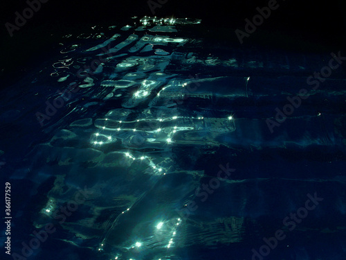 abstract blue water reflected texture