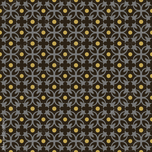 Modern background pattern. Decoration wallpaper texture. Seamless floral pattern for fabric, tiles, interior design or wallpaper. Background vector image