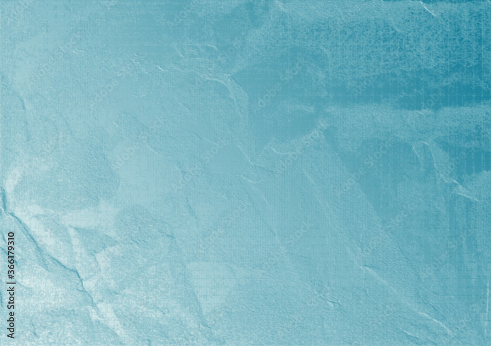 Obraz premium Abstract pattern, intaglio relief in pale blue ombre gradient, blank space for copy, text