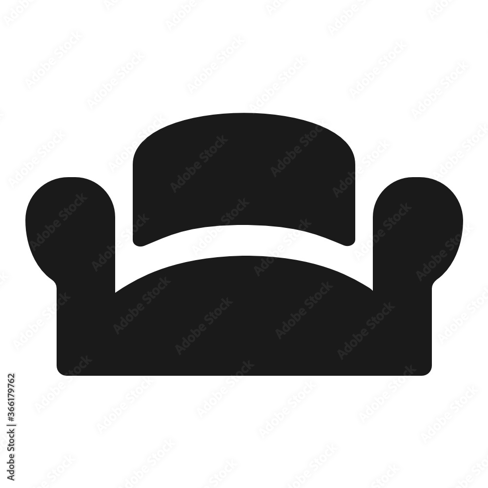 Sofa icon. Sofa icon.