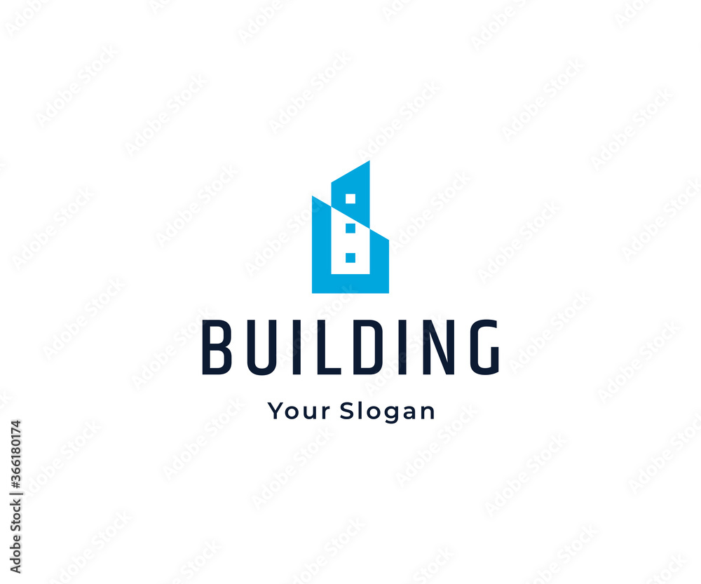 Building logo design template vector Building logo design template vector