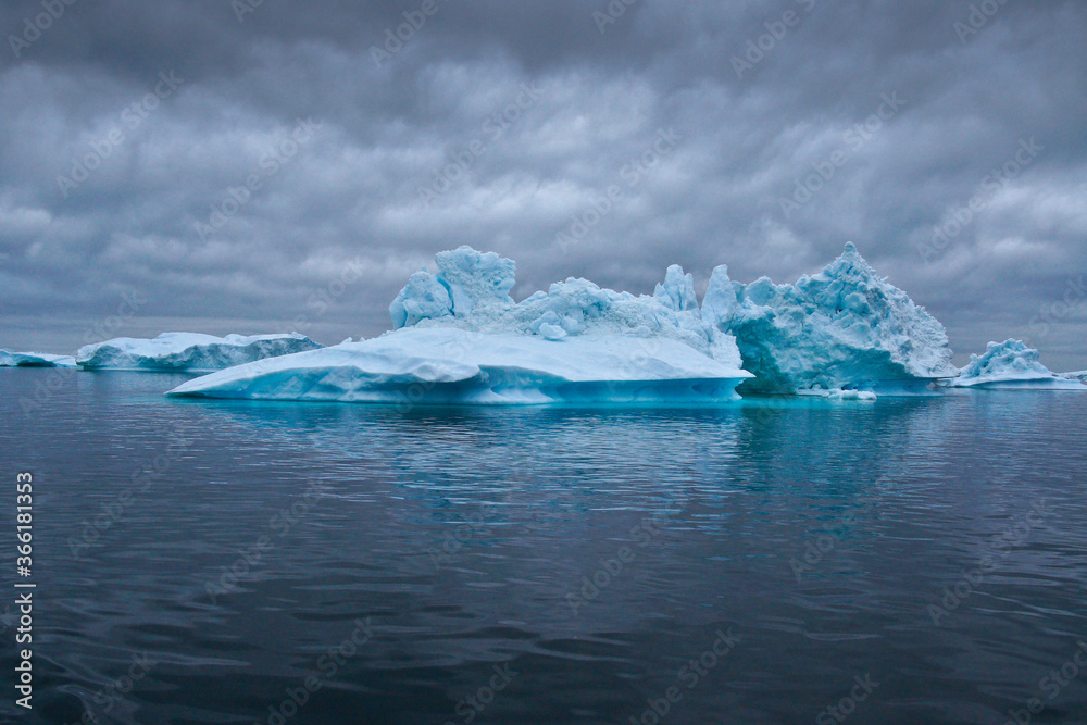 Icebergs in Disko Bay, Ilulissat, Greenland
