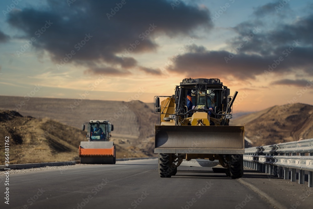 Fototapeta premium Excavator.