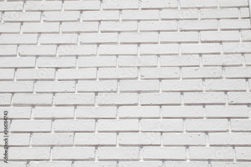 White brick wall background pattern