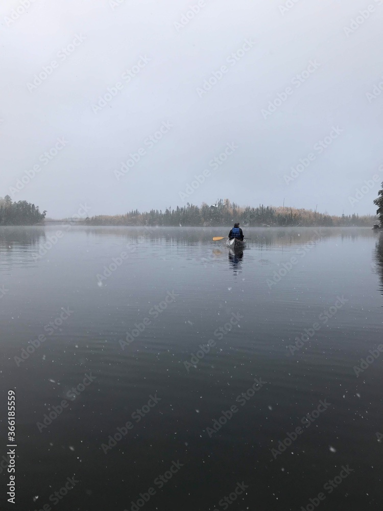 Snowy Paddle