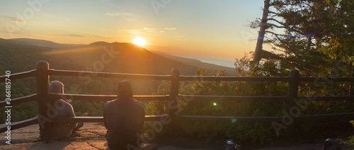 Watching the sunrise