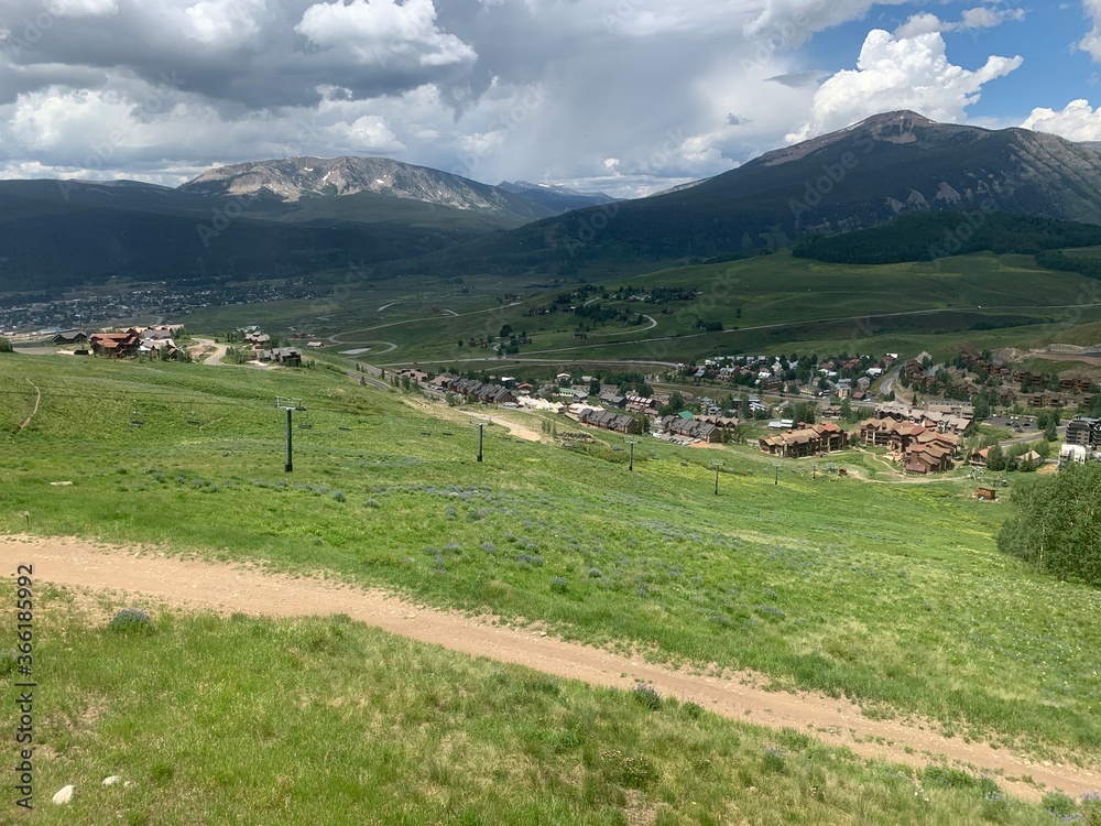 Naklejka premium Crested Butte, Colorado 