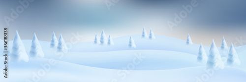 クリスマス　雪　冬　背景