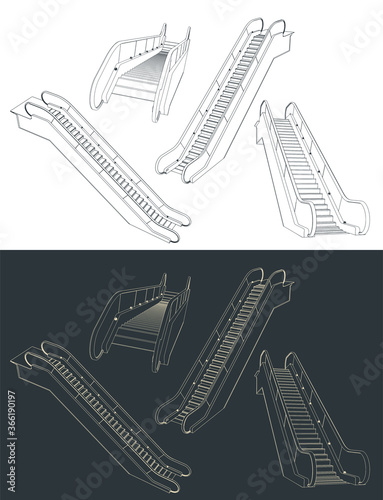 Escalator drawings