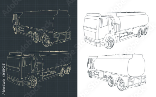Refueler truck drawings