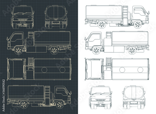 Airport Fuel Truck blueprints