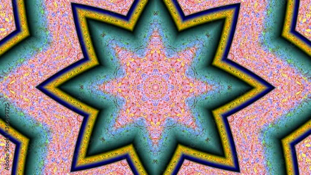 animation of a creative abstract fractal background with an approaching star on a texture imitating multicolored broken glass animation of a creative abstract fractal background with an approaching star on a texture imitating multicolored broken glass