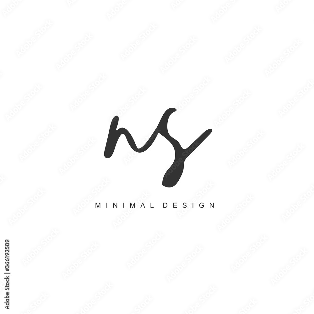 N S NS Initial handwriting or handwritten logo for identity. Logo with signature and hand drawn style. N S NS Initial handwriting or handwritten logo for identity. Logo with signature and hand drawn style.