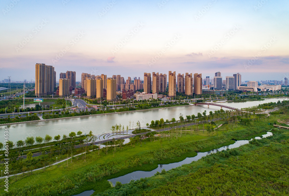 Fototapeta premium Beijing Hangzhou Grand Canal, Jiangsu Province, China