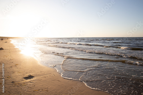 Wallpaper Mural Strand Meer Swinemünde Sonnenuntergang Torontodigital.ca