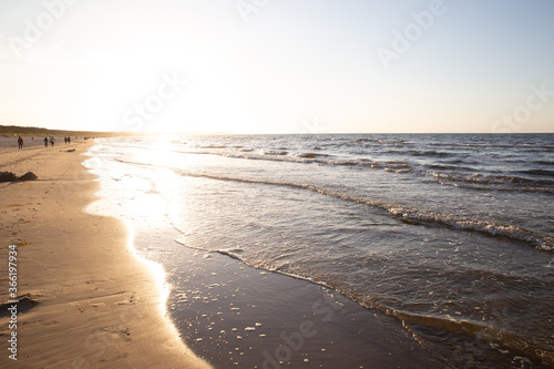 Wallpaper Mural Strand Meer Swinemünde Sonnenuntergang Torontodigital.ca