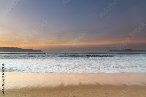Light High Cloud Sunrise Seascape © Merrillie