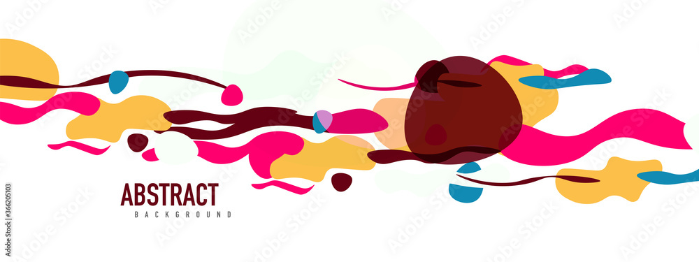 Trendy liquid style shapes abstract design, dynamic vector background for placards, brochures, posters, web landing pages, covers or banners Trendy liquid style shapes abstract design, dynamic vector background for placards, brochures, posters, web landing pages, covers or banners