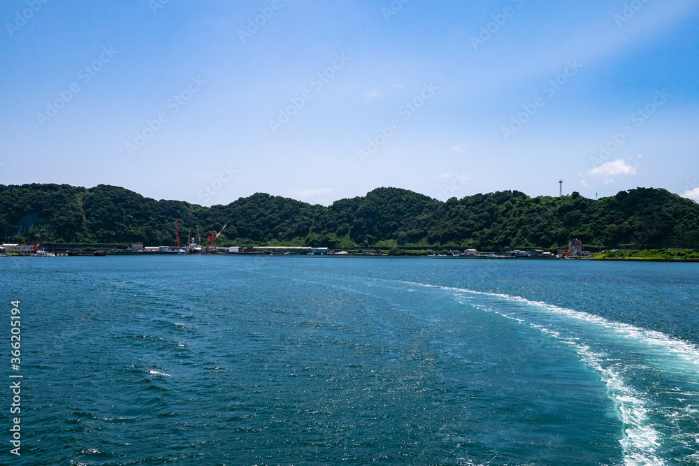 Fototapeta premium 鹿児島県 指宿市 山川港