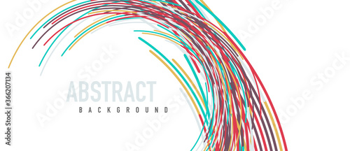 Аbstract moving colorful lines vector backgrounds for cover, placard, poster, banner or flyer