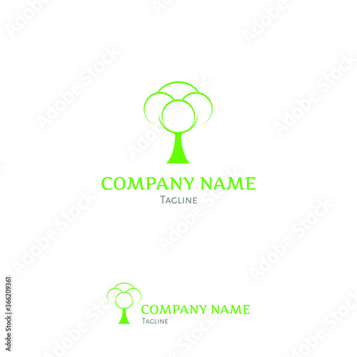 Cotton logo design, natural design concept, organic logo, fresh design concept © Galative