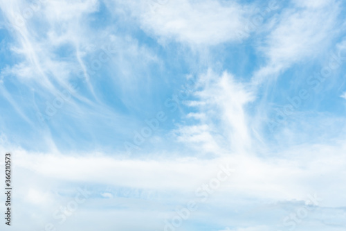 I like feather clouds, and especially in the sky after the rain. Very interesting can be found there drawings and beauty.