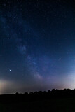 night sky with stars and the milky way
