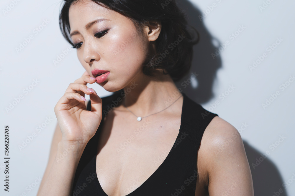 Naklejka premium 女性