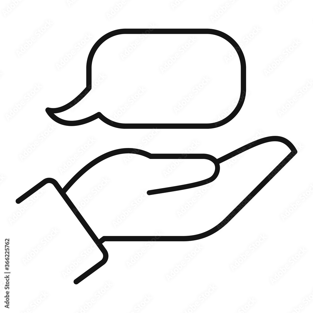 Storyteller chat icon. Outline storyteller chat vector icon for web design isolated on white background Storyteller chat icon. Outline storyteller chat vector icon for web design isolated on white background