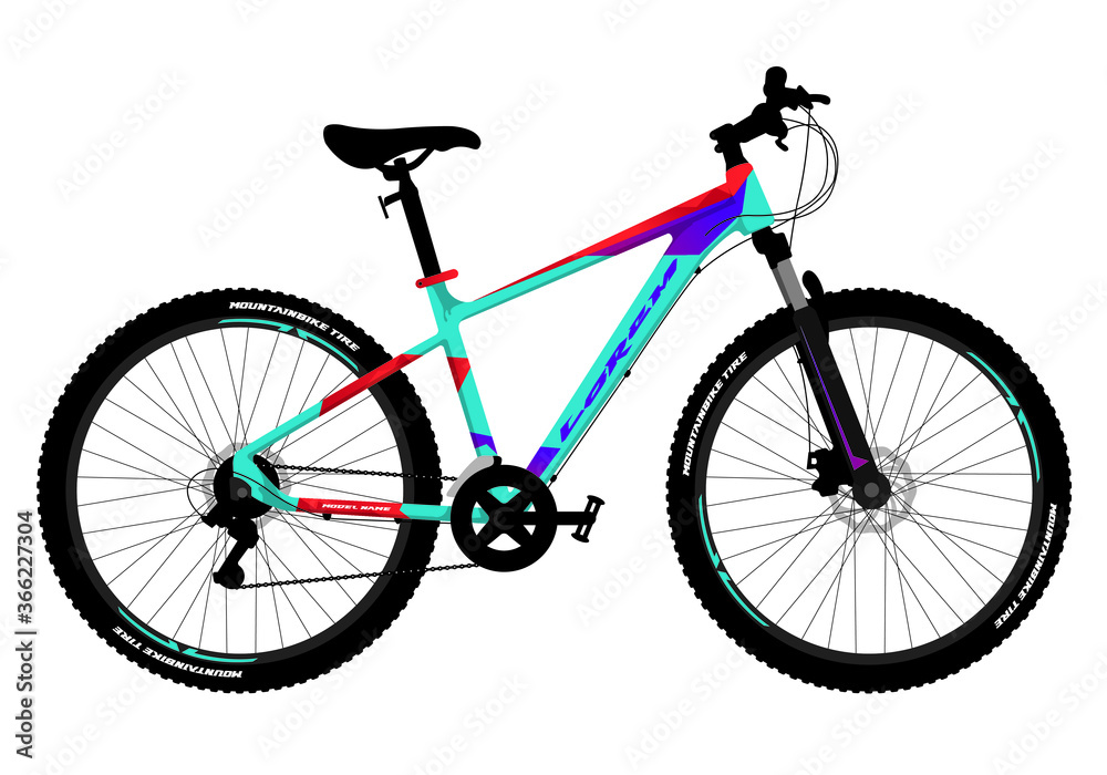 Fototapeta premium Mountain bike for trail outdoor bicycle