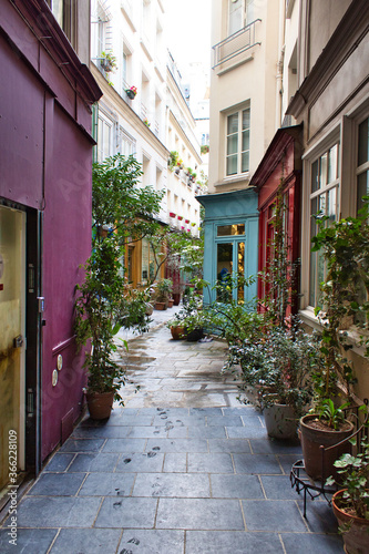 street in the old town of paris