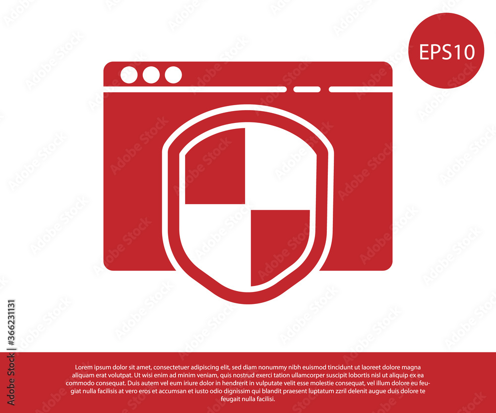 Privacy Icon Red