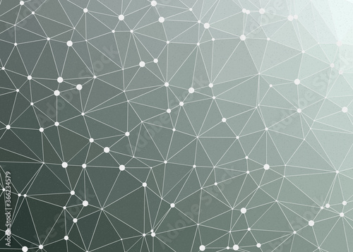 Hunter Green color Abstract color Low-Polygones Generative Art background illustration