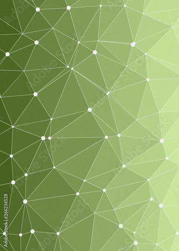 Yellow Green color Abstract color Low-Polygones Generative Art background illustration