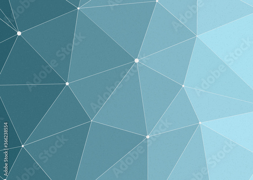 Cyan color Abstract color Low-Polygones Generative Art background illustration