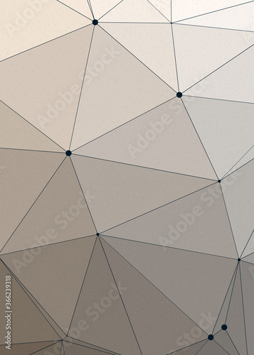 Desert Sand color Abstract color Low-Polygones Generative Art background illustration