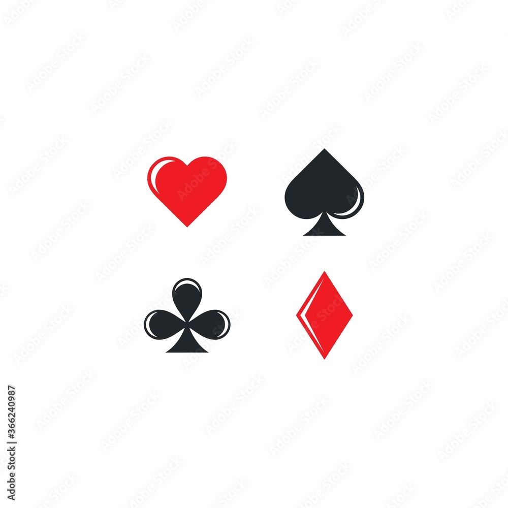 vector of poker card symbol icon illustration vector of poker card symbol icon illustration